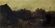 Theodore Rousseau View on the Outskirts of Granville painting